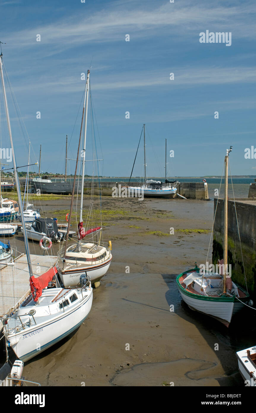 Avoch Harbour on the Moray Firth, Black Isle Ross and Cromarty, Scottish Highlands. Stock Photo