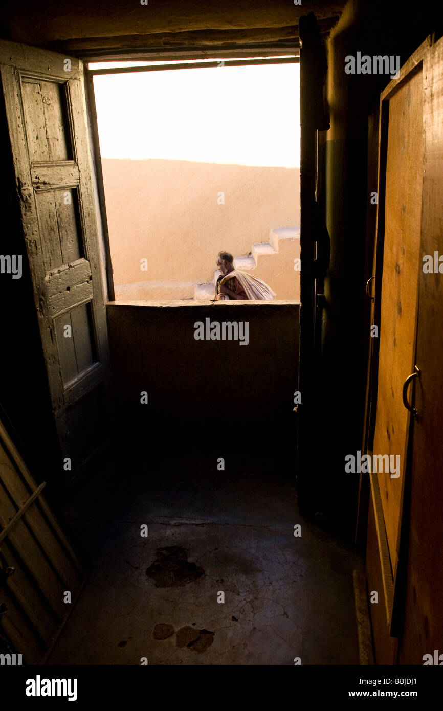 Harar, Ethiopia; View from open window Stock Photo - Alamy