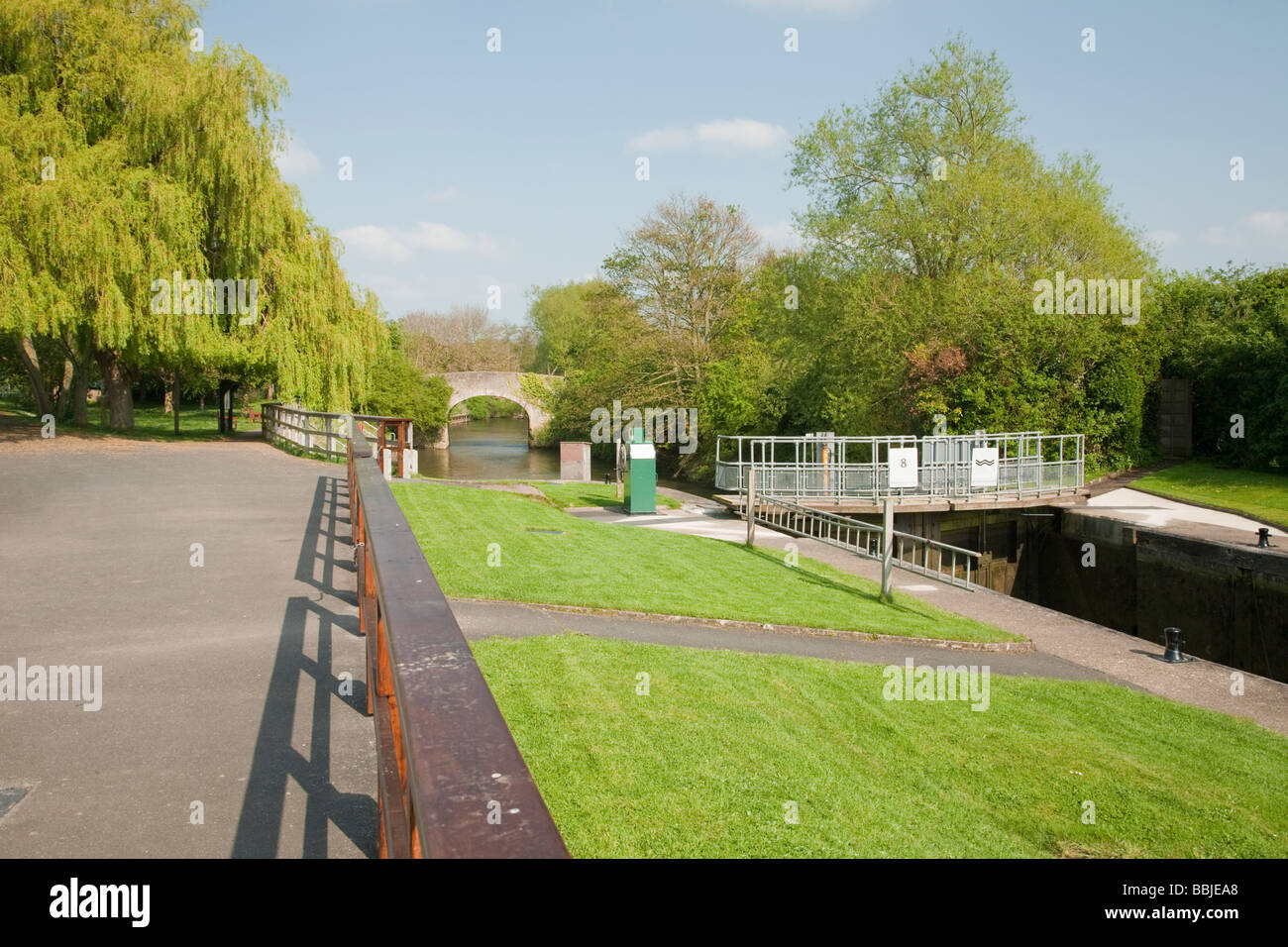 Culham Lock on the River Thames in Oxfordshire UK Stock Photo