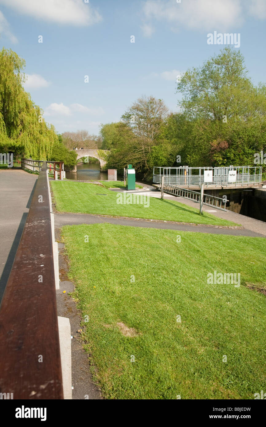 Culham Lock on the River Thames in Oxfordshire UK Stock Photo