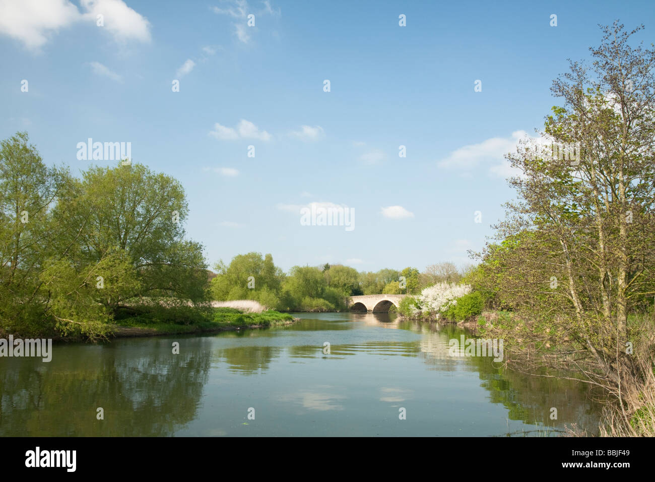 Sutton road bridge over the River Thames at Culham Oxfordshire Uk Stock