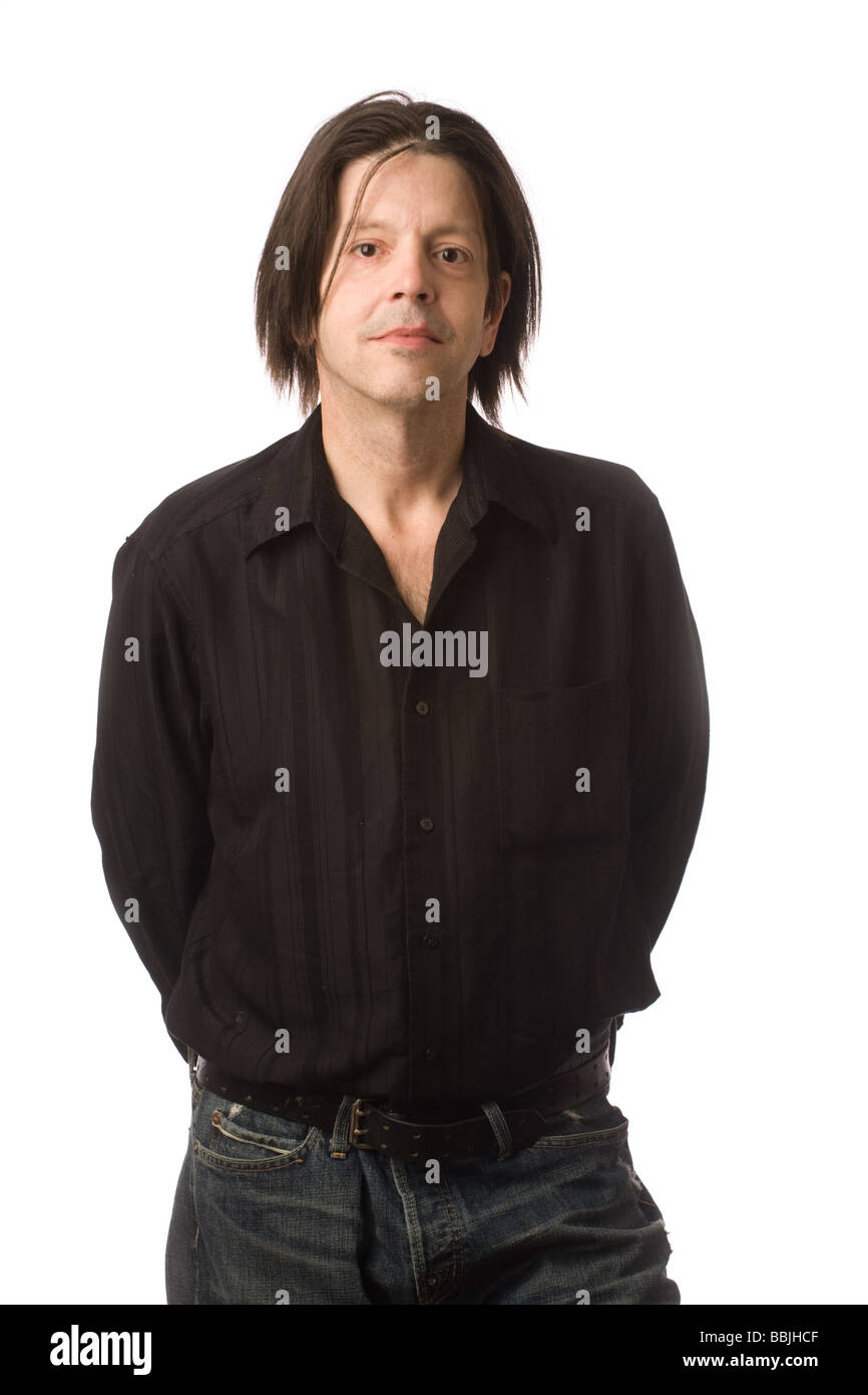 Musician Grant Hart formerly of seminal indy rock band Husker Du Stock Photo