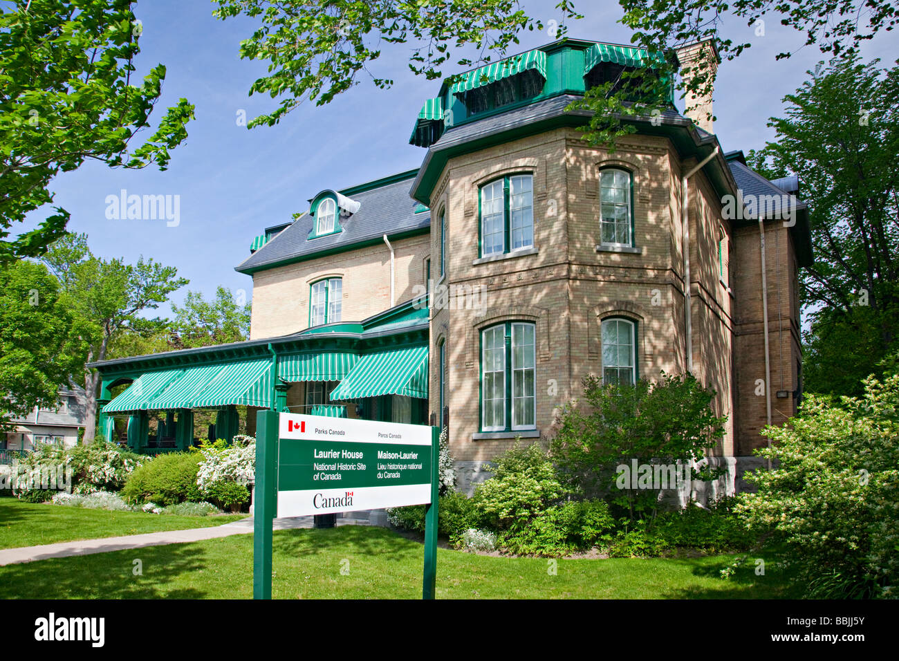 Laurier House - National Historic Site of Canada, Ottawa, Ontario, Canada Stock Photo