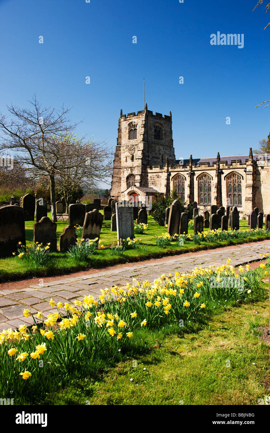 St Michaels Church, Alnwick Northumberland Stock Photo Alamy
