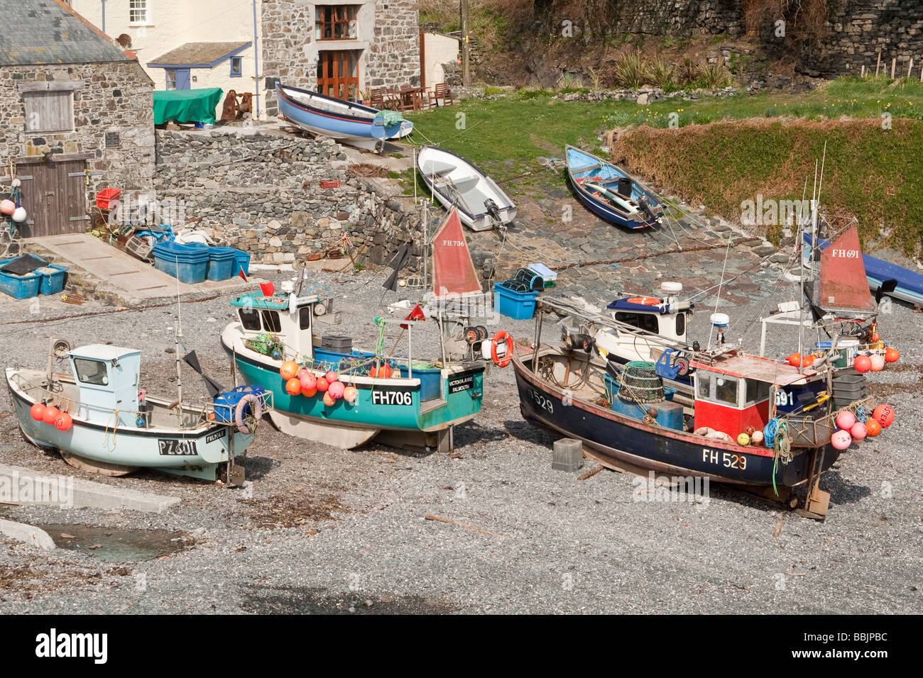 Cadgwith Cove, Cornwall, UK Stock Photo Alamy