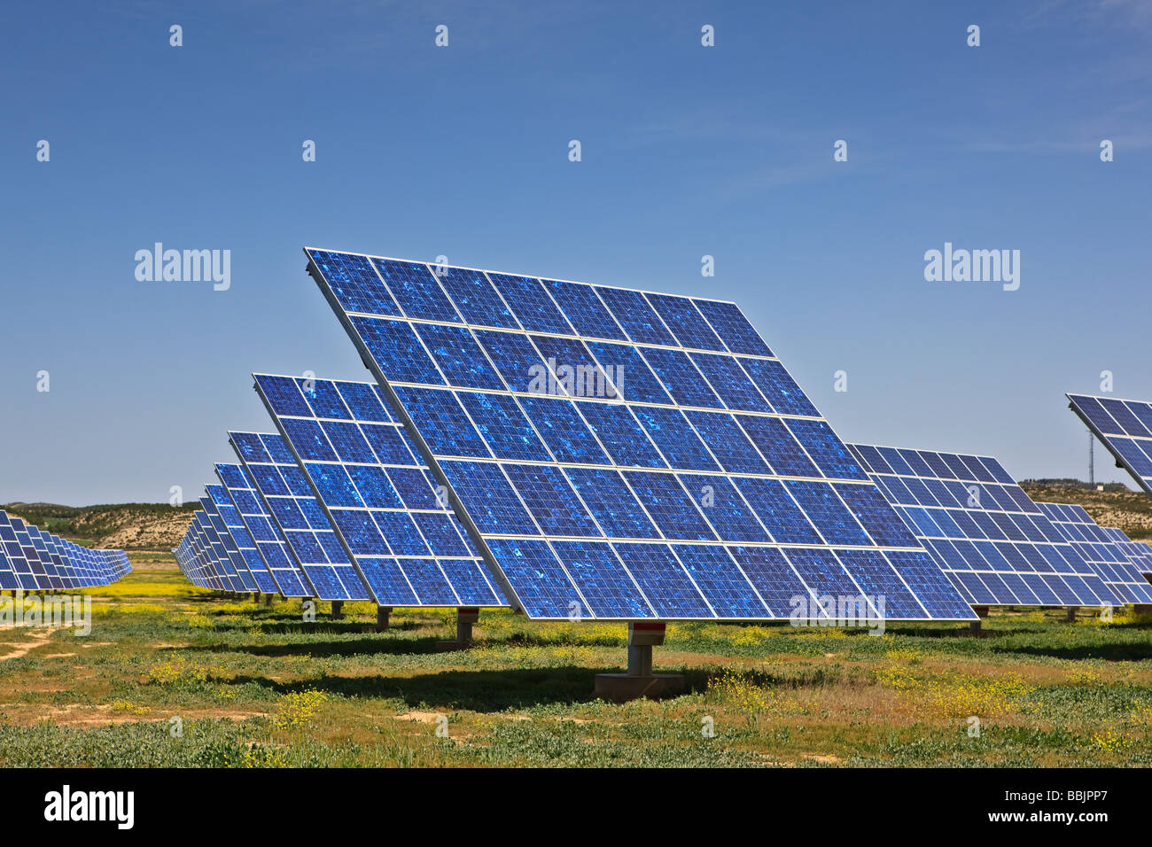 Solar panels in the power plant for renewable energy Stock Photo - Alamy