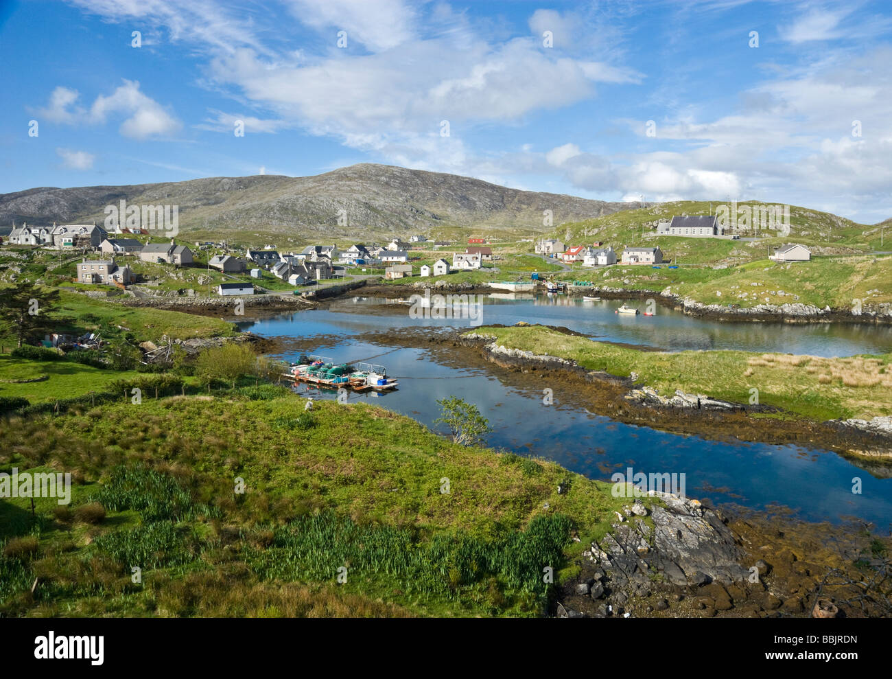 Isle of Scalpay near Harris in the Outer Hebrides Scotland Stock Photo