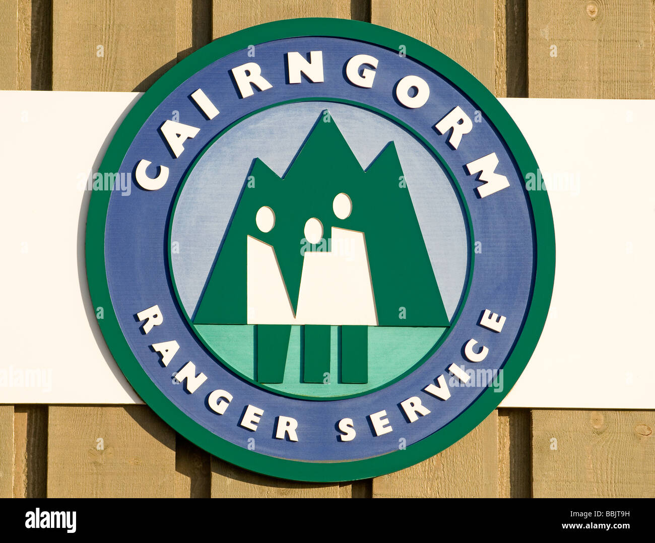 The Cairngorm Mountain Ranger Information Base in Coire Cas Aviemore Strathspey Highland Region Scotland.   SCO 2486 Stock Photo