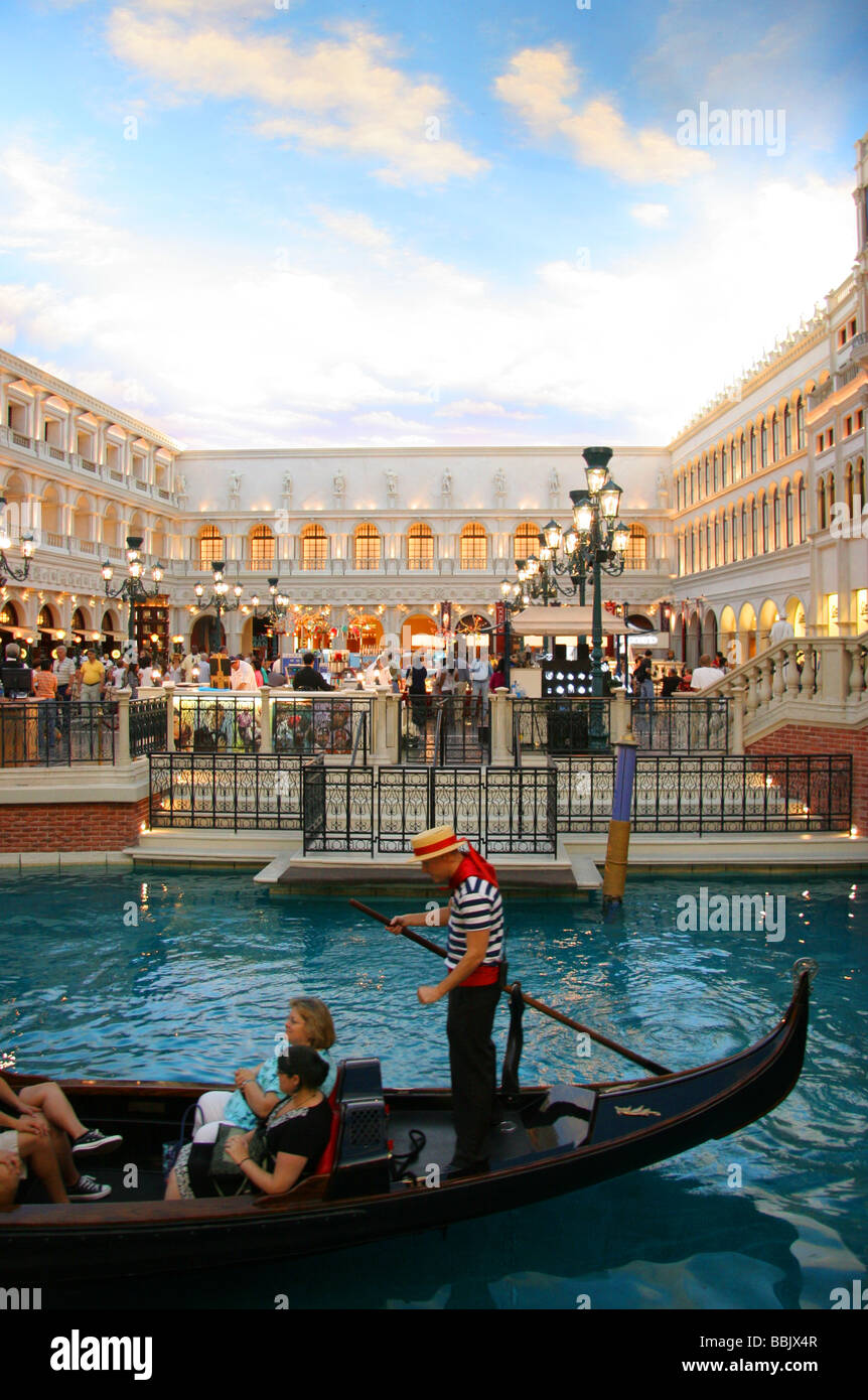 The Venetian Resort hotel and casino Las Vegas Nevada USA Stock Photo