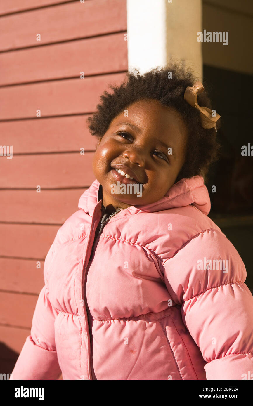 Portrait of African American Child Stock Photo - Alamy