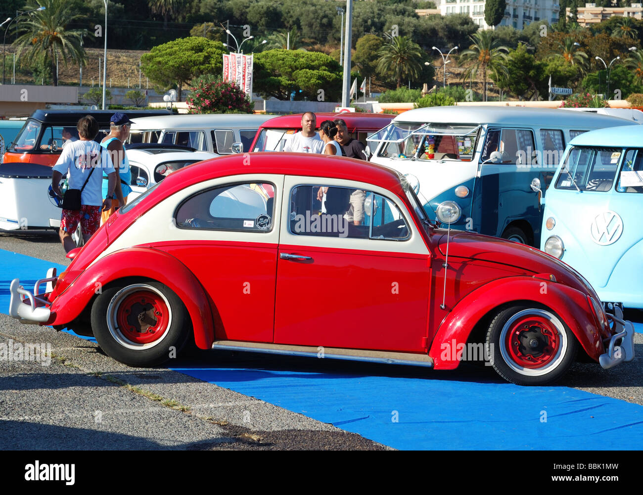 classic vw beetle Stock Photo