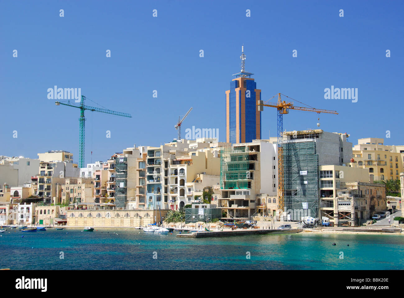 Building development construction malta hires stock photography and images Alamy