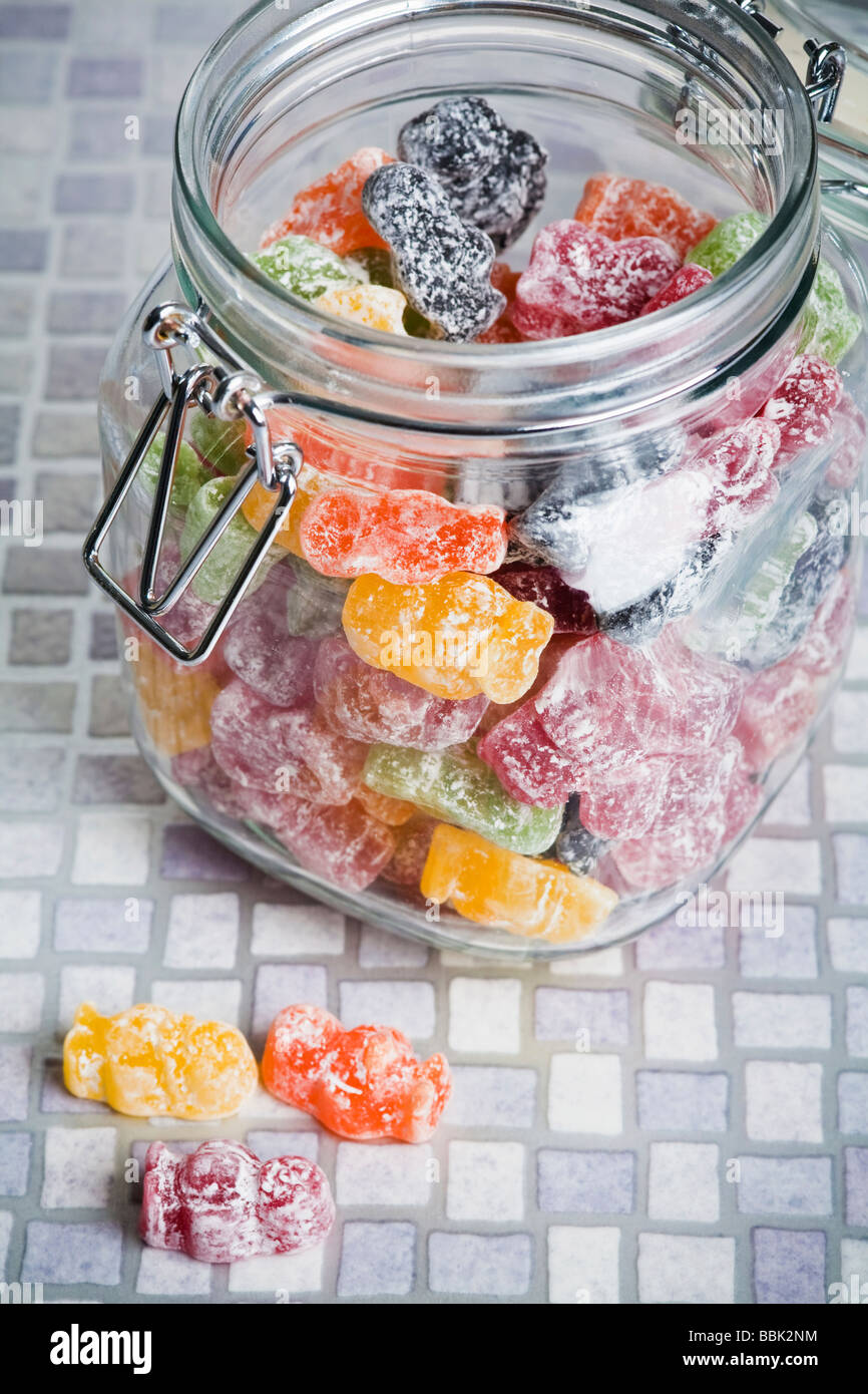 Jelly babies and sweets hi-res stock photography and images - Alamy