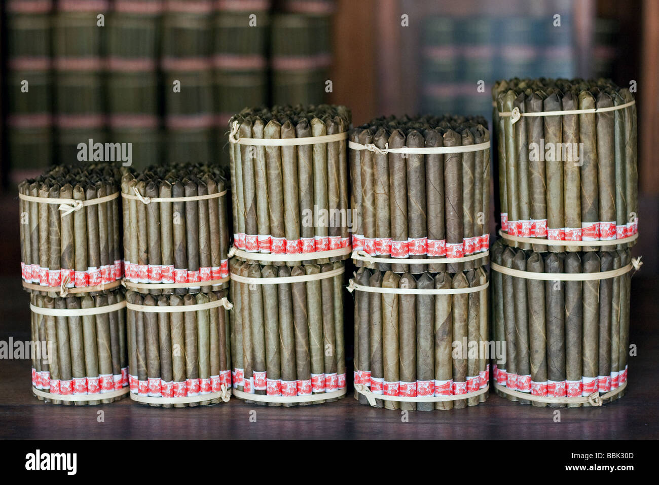 Burmese Cheroots At A Small Cottage Industry Cheroot Factory In