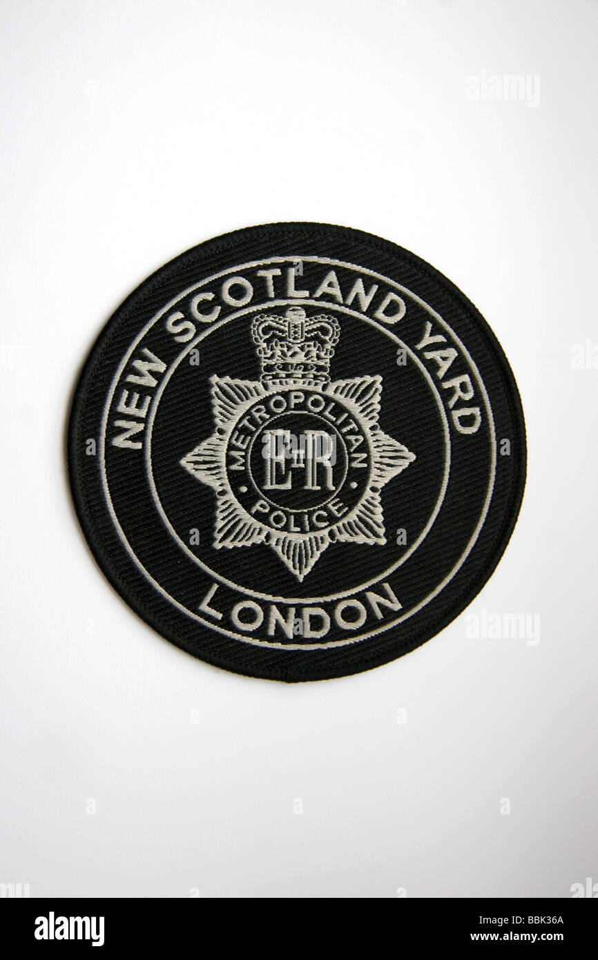 New Scotland Yard London Metropolitan Police patch Stock Photo