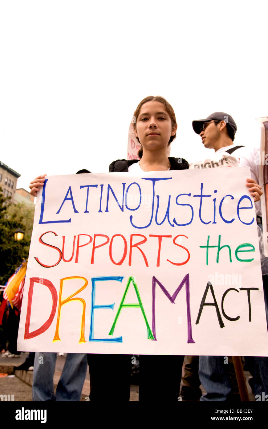 The DREAM ACT - Development, Relief and Education for Alien Minors Act - a bill to a help undocumented immigrant students. Stock Photo