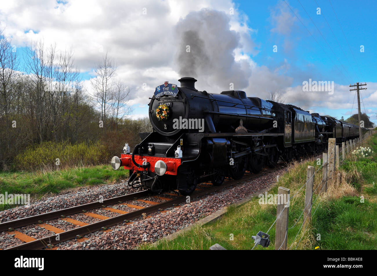 Great Britain Ii Tour Passing Through Elgin Stock Photo - Alamy