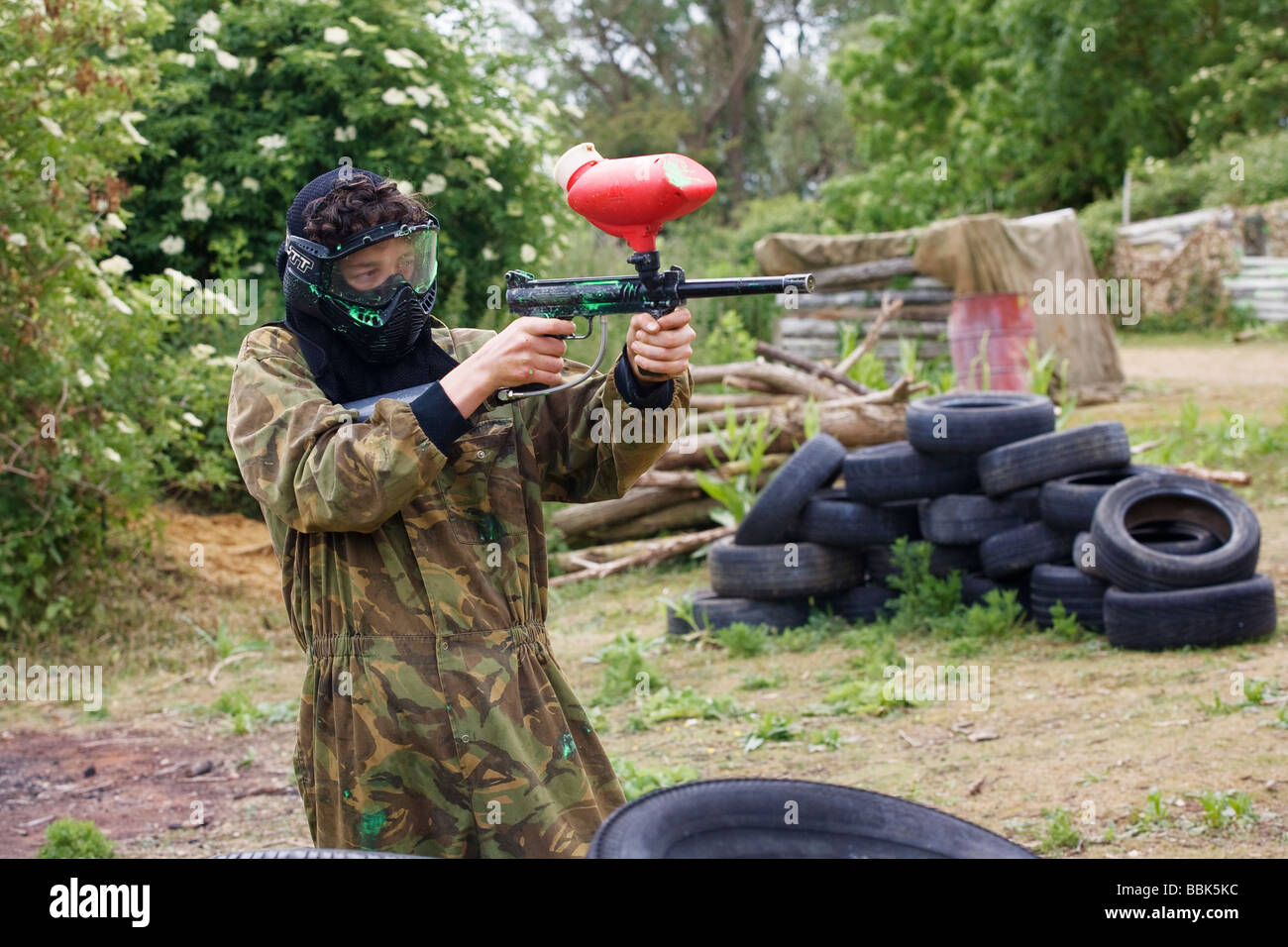 Paintball hires stock photography and images Alamy
