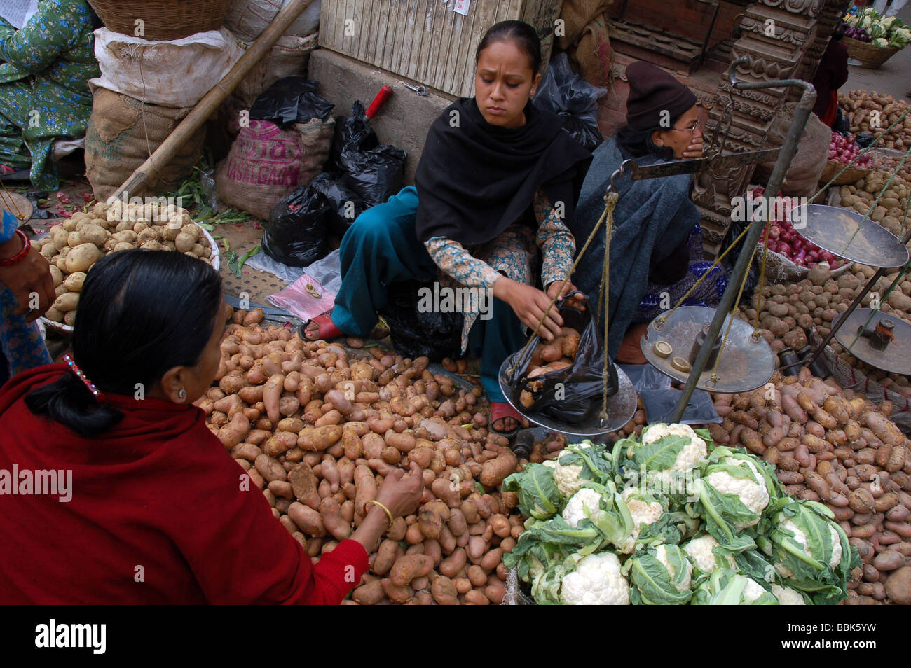Kathmandu markets hires stock photography and images Alamy