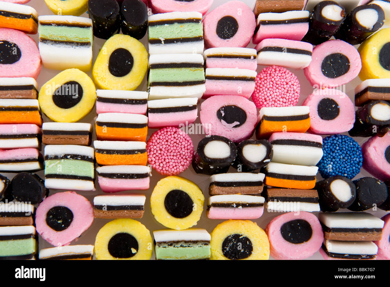 licorice allsorts mixture Stock Photo Alamy