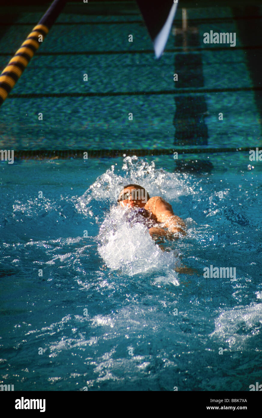 teen-boy-swim-race-water-pool-lane-exercise-sport-stock-photo-alamy