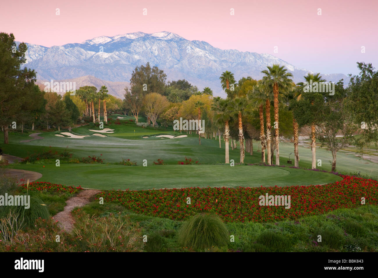 Indian Wells Golf Resort near Palm Springs Indian Wells California Stock Photo