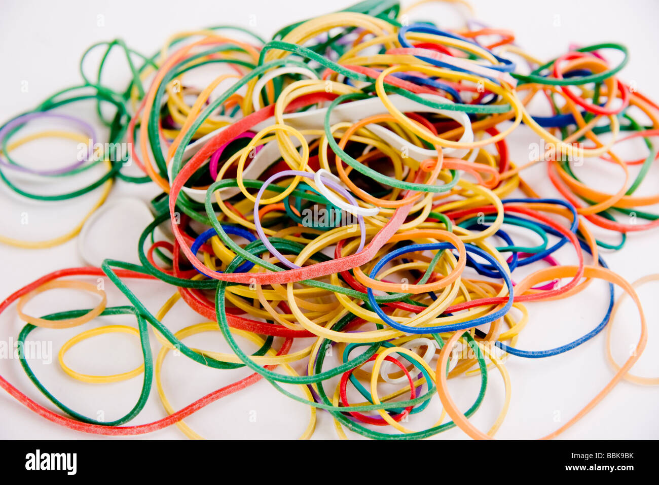 Elastic rubber bands Stock Photo Alamy