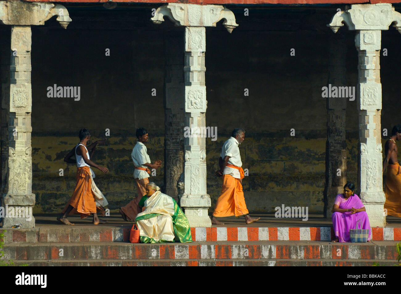 Sri Minakshi Temple in Madurai. India, Tamil Nadu, Madurai.  No releases available. Stock Photo
