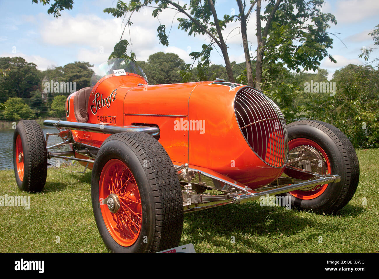 CONNECTICUT JUNE 06 Car showing at Greenwich Concours d Elegance