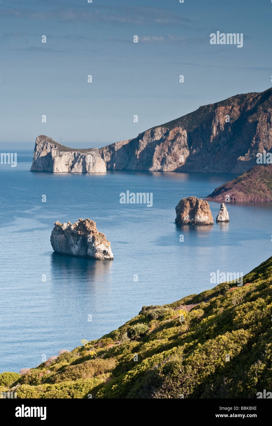 masua sulcis in sardinia italy Stock Photo