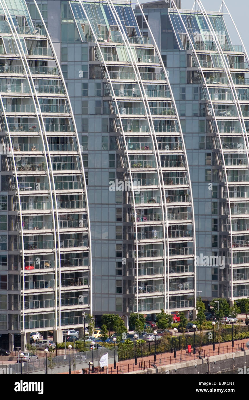 NV buildings Salford Quays UK Stock Photo Alamy