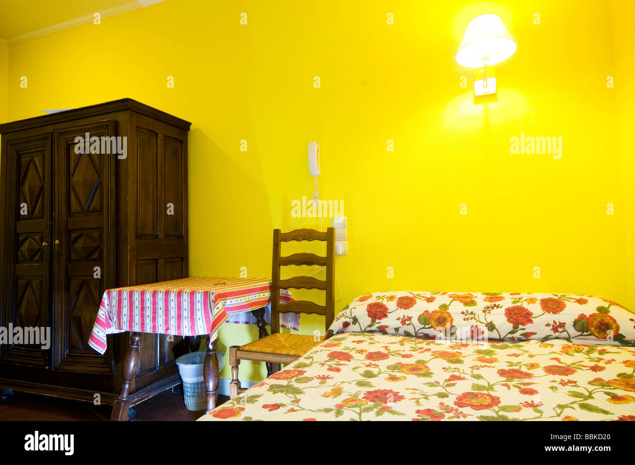 two star hotel single room in the latin quarter area of paris france