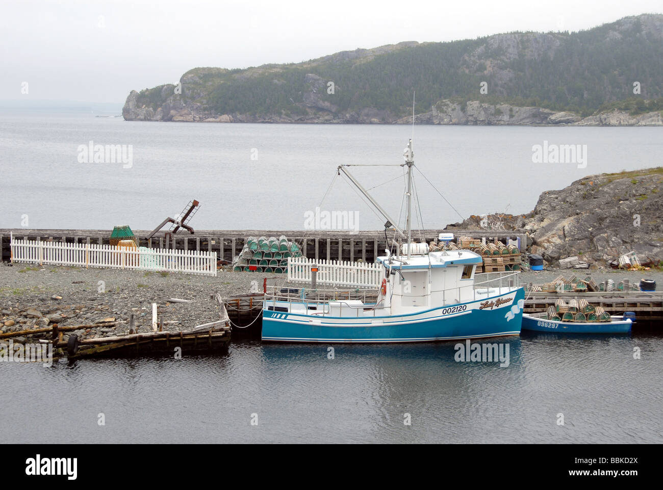 Fishing boat Newfoundland Canada Stock Photo