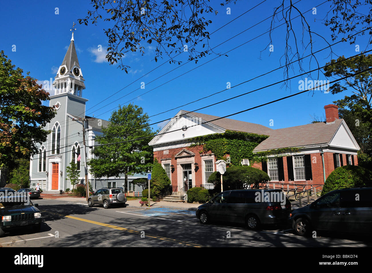 The town of Sandwich, Cape Cod, Massachusetts, USA Stock Photo Alamy