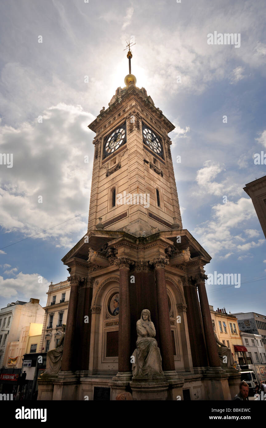 Brighton clock tower built in 1888 to commemorate queen victoria's