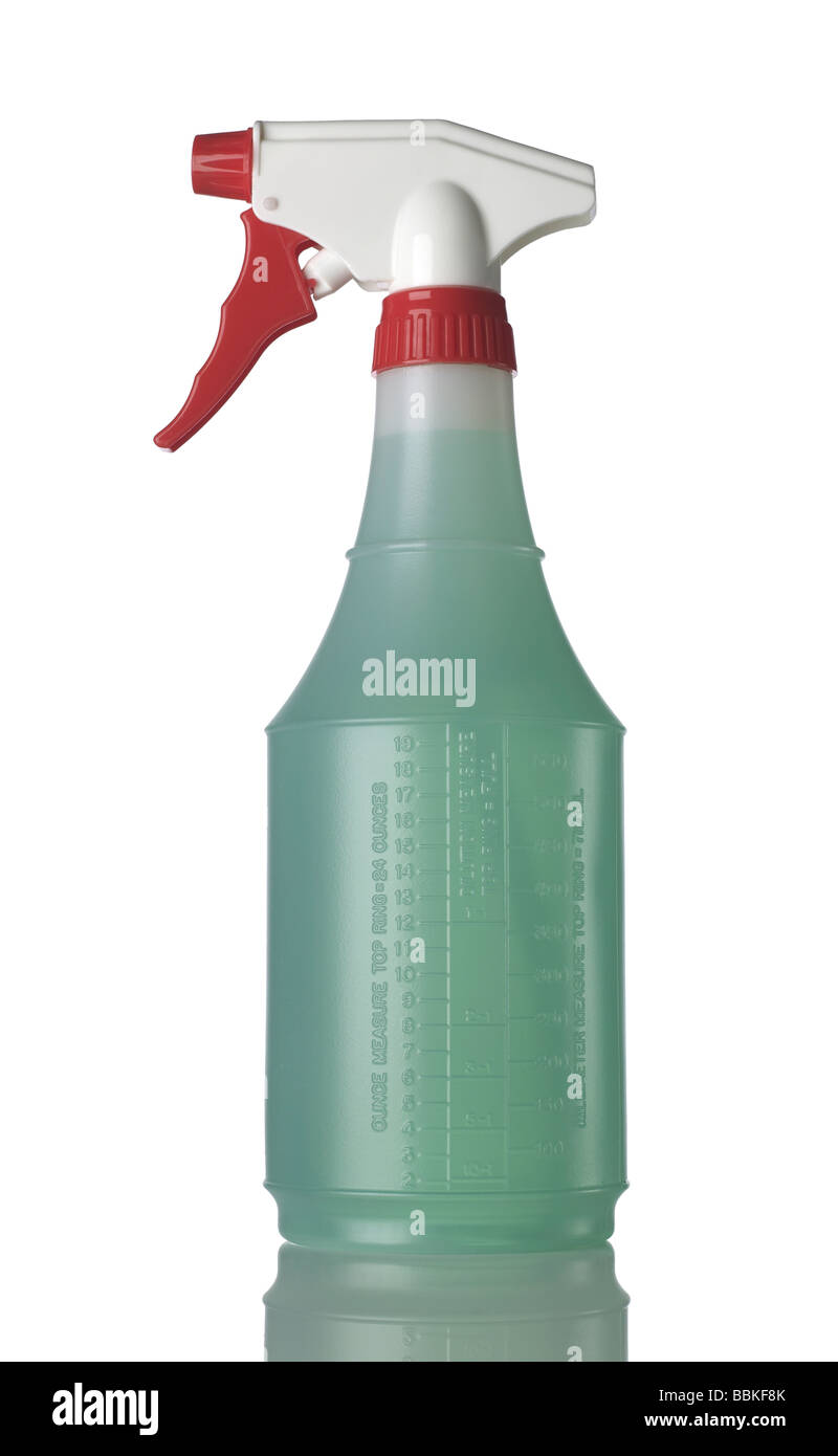 One 1 spray bottle Stock Photo
