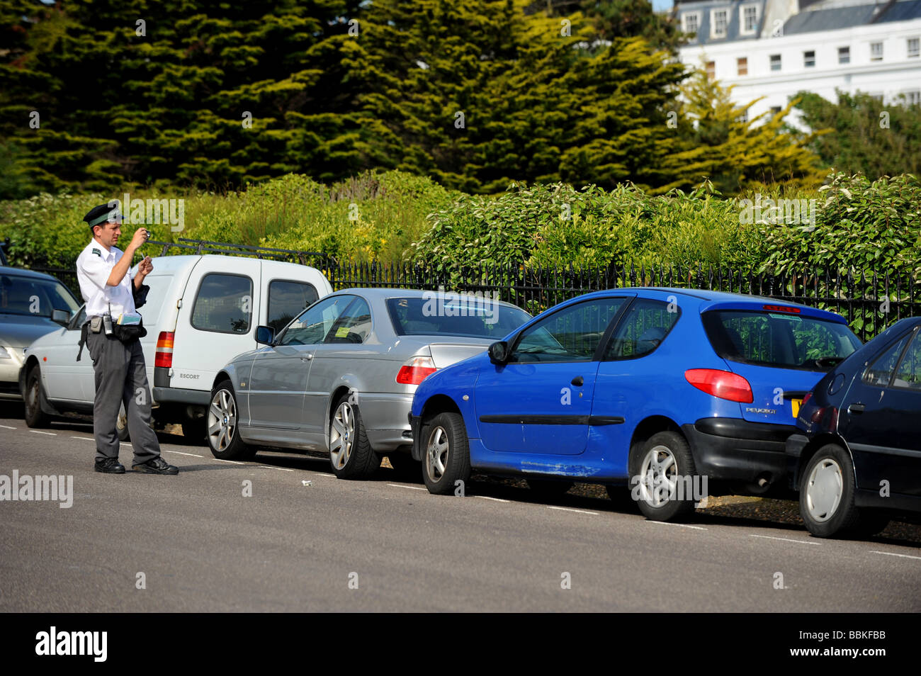 Car park attendant hires stock photography and images Alamy