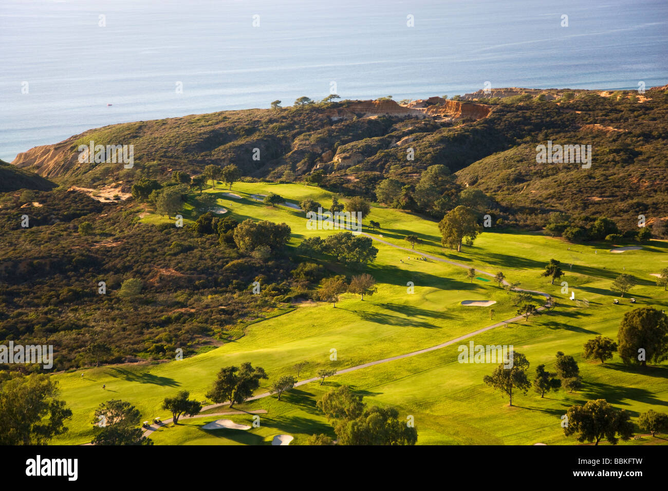 Torrey Pines Golf Course San Diego County La Jolla California Stock Photo