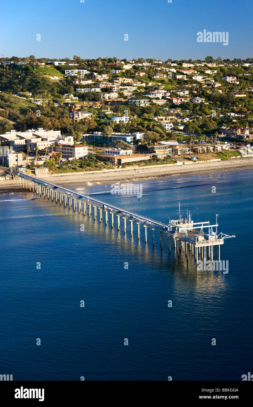 Scripps Pier La Jolla San Diego County California Stock Photo