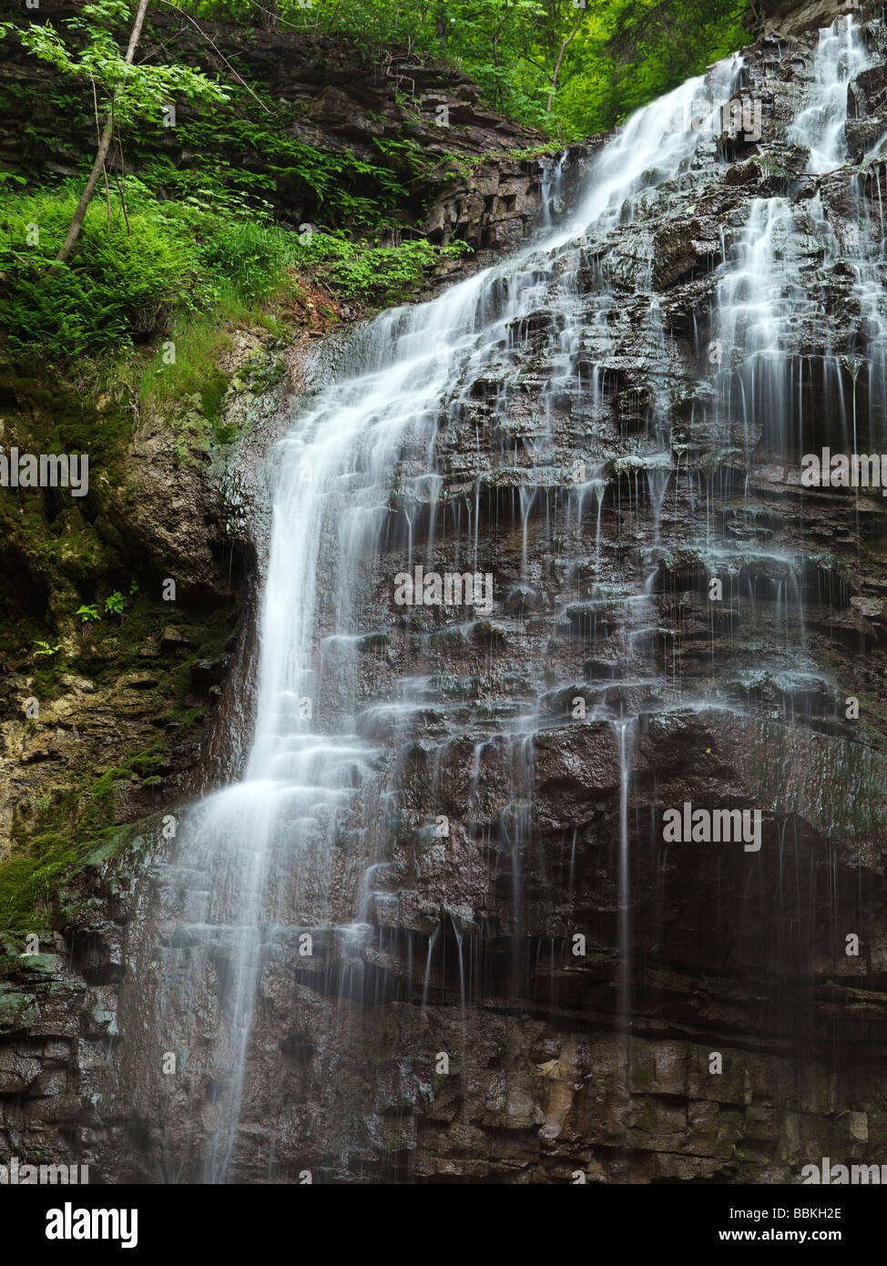 Tiffany Falls Waterfall Stock Photo