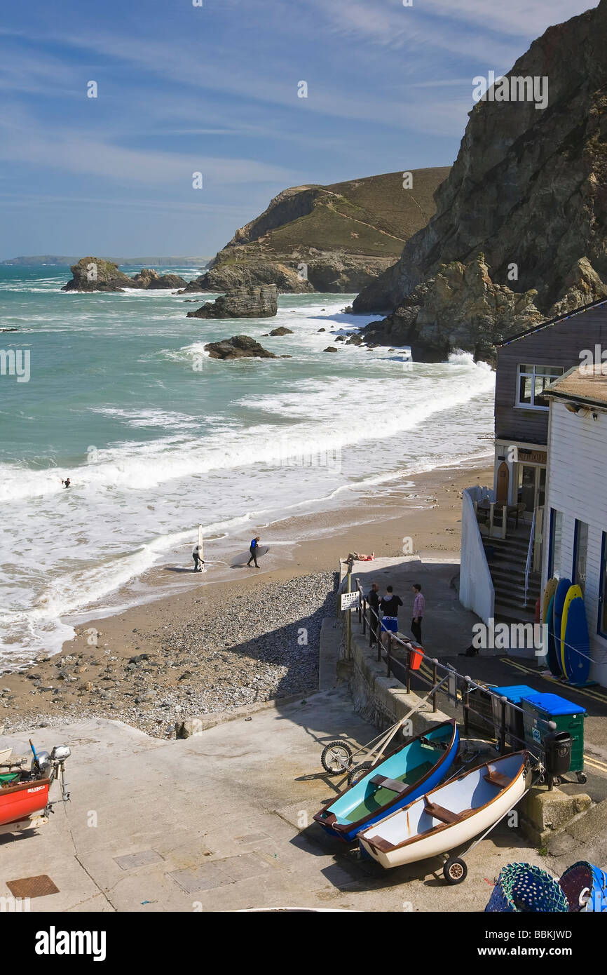 Trevaunance Cove, St Agnes, North Cornwall, UK Stock Photo Alamy