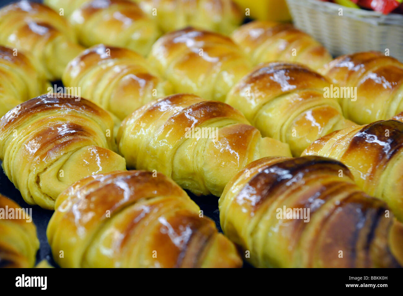 Croissants, Portuguese pastries, Porto, North Portugal, Europe Stock Photo  - Alamy