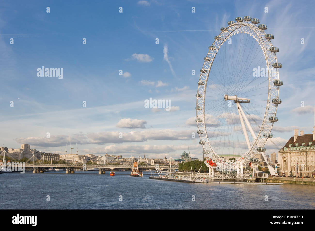 London Eye South Bank London England Stock Photo - Alamy