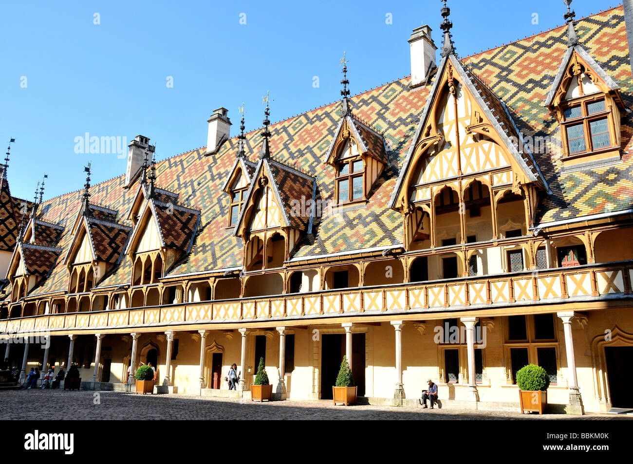 Hospices of Beaune, Cote d' Or, Burgundy, France, Europe Stock Photo