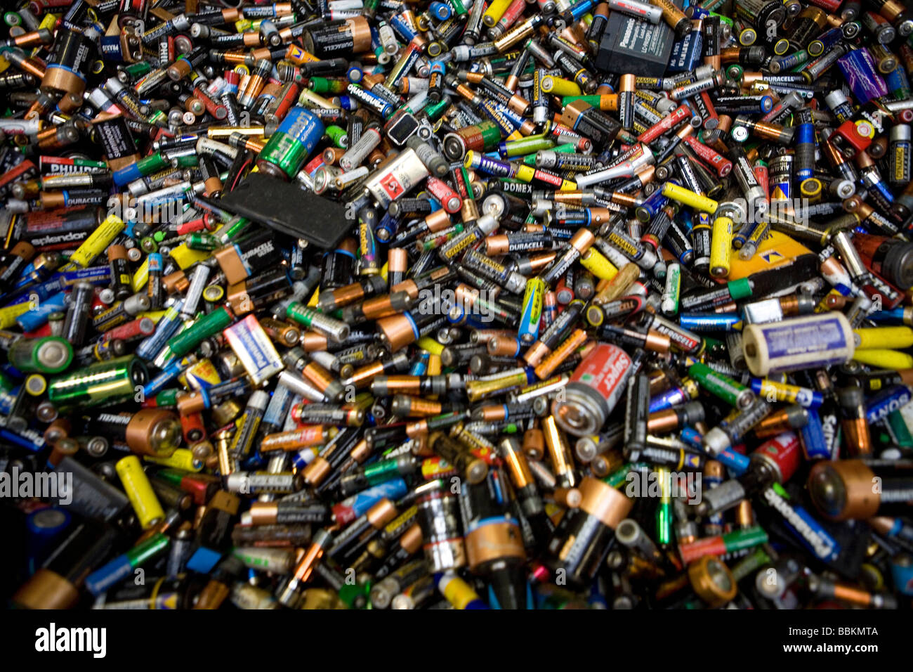 Recycling of batteries All municipalities in The Netherlands are required to provide known collection points for recyclable and or hazardous materials All types of separated trash can be accepted here for free or a small sum depending on type of material green stuff and concrete bricks is usually free Some stores perform collection of chemicals paint batteries Dutch household waste recycling averages to 60 2006 Stock Photo