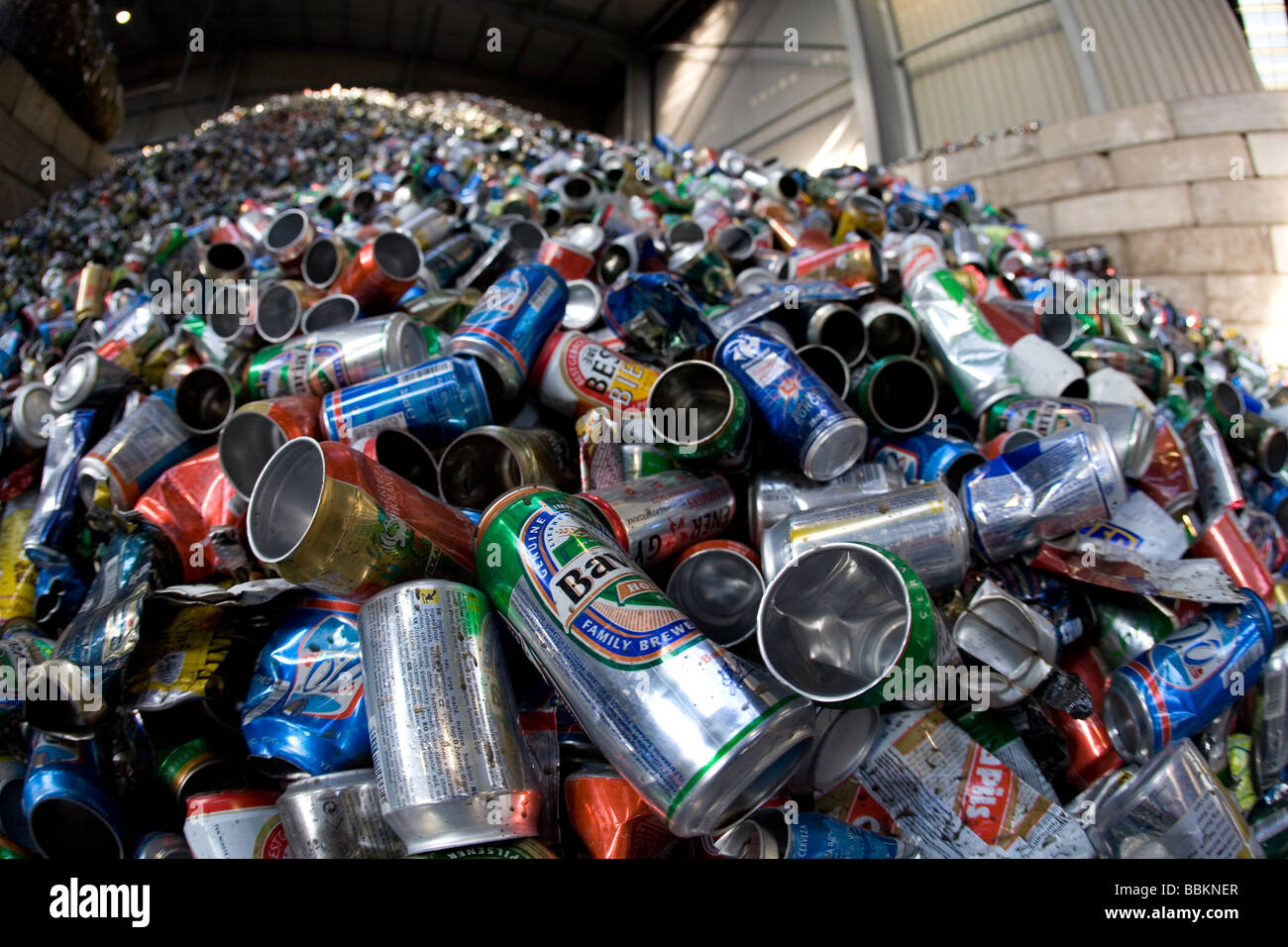 Recycling of tins Especially during the summer days when people drink