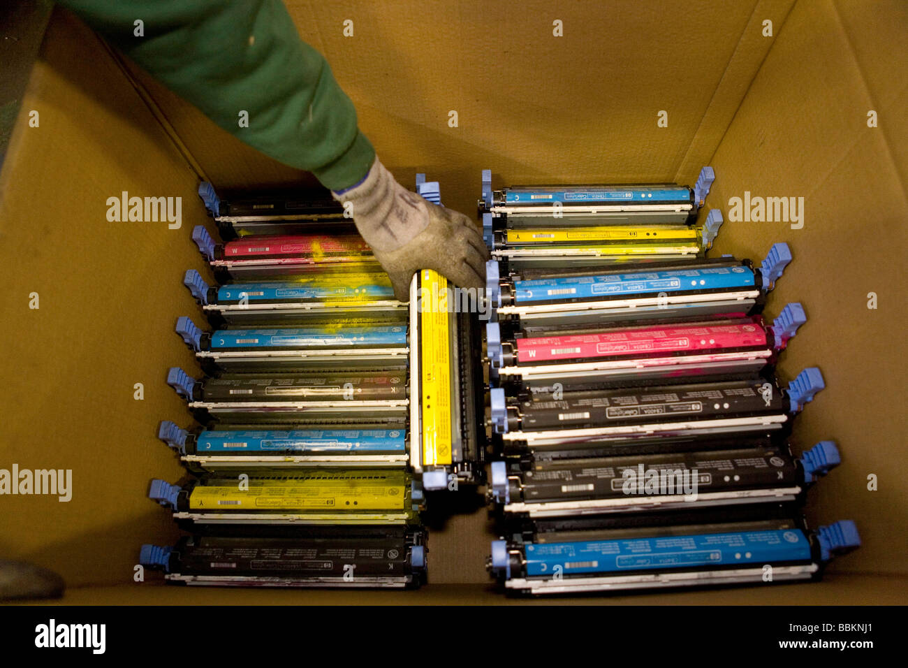 Recyling of cartridges All municipalities in The Netherlands are