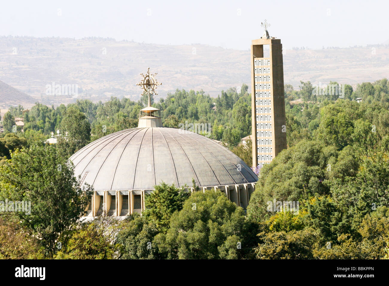 Africa Ethiopia Axum The Church of Our Lady Mary of Zion said to houses the Biblical Ark of the Covenant Stock Photo