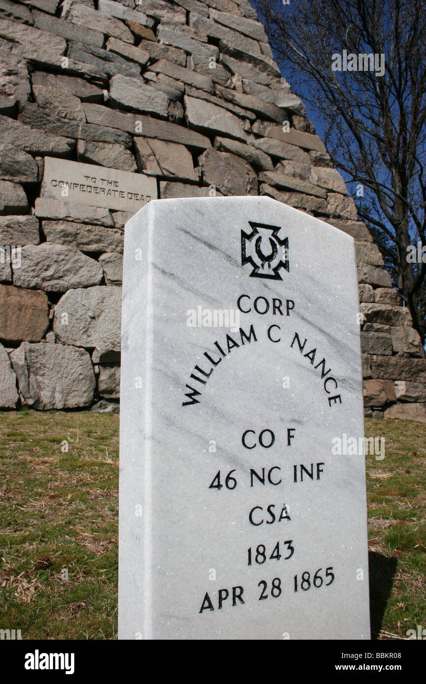 Monument to the Civil war Confederate soldiers,located in Richmond