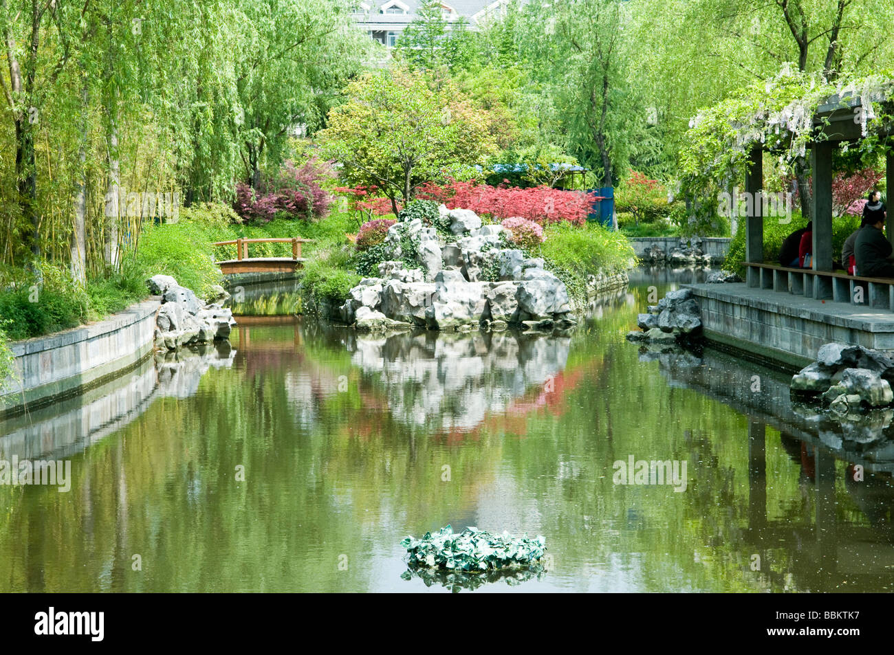 Beautiful Chinese gardens at the Presidential palace in Nanjing